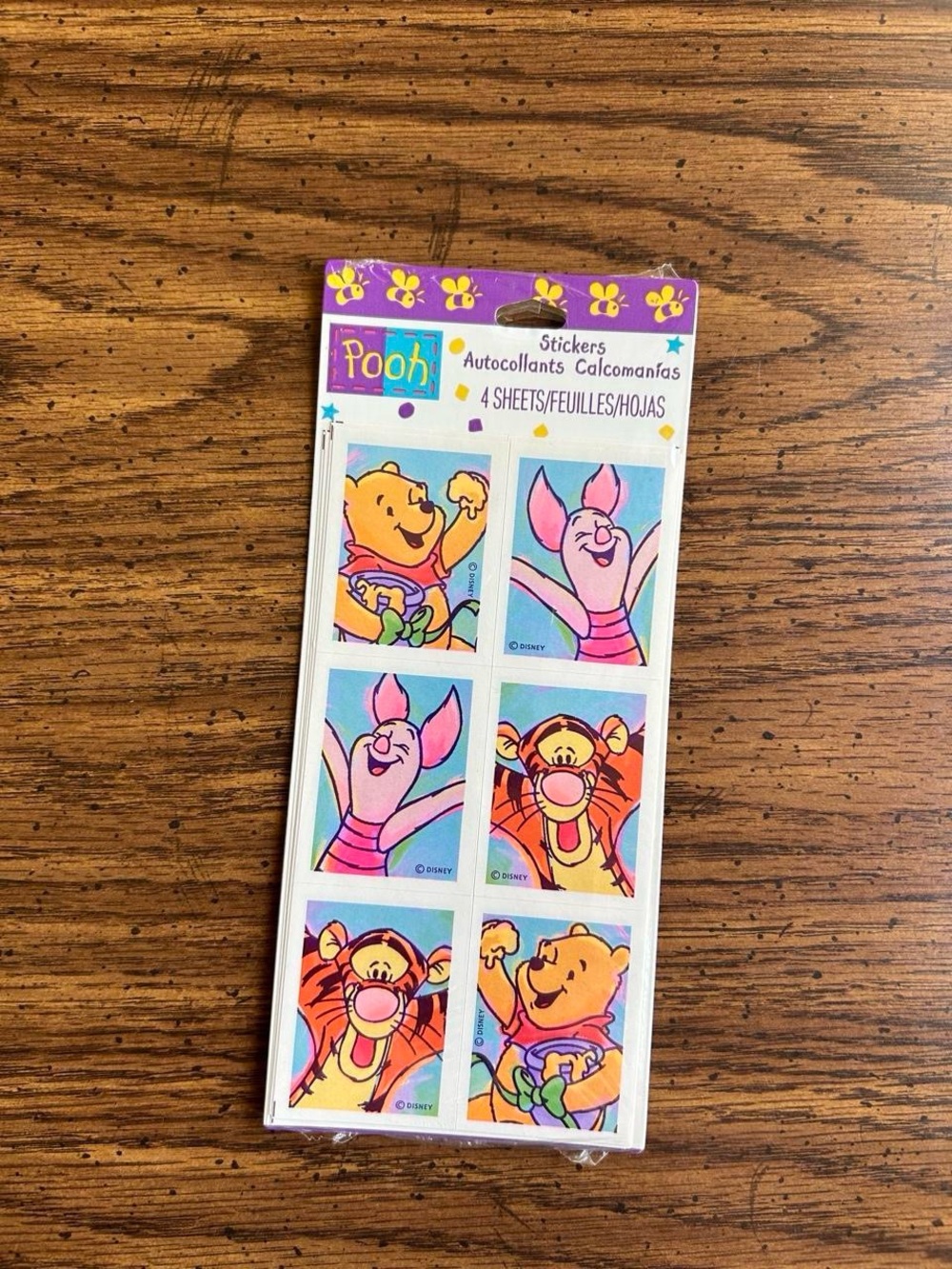 Vintage 90s Winnie the Pooh stickers